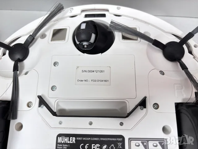 Прахосмукачка робот 2 в 1  MUHLER Bobby 1 White, снимка 8 - Прахосмукачки - 55321073