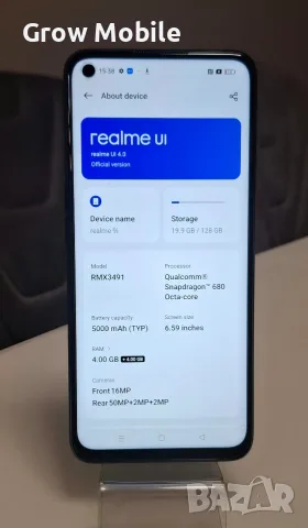 Телефон Realme 9i, снимка 2 - Други - 55426274