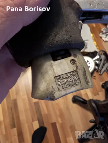 Ретро Шосейна Дясна Команда Shimano Ultegra 6500, 9 скорости, снимка 5 - Части за велосипеди - 55321479