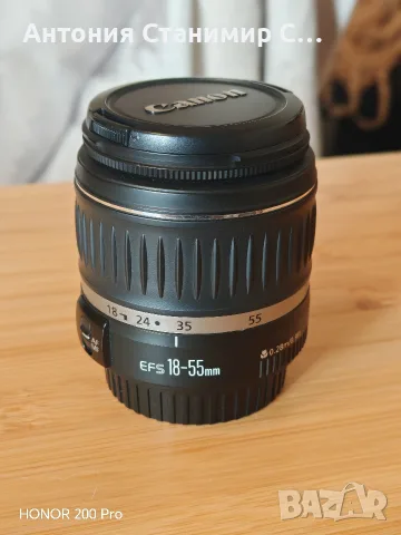 Canon ef-s 18-55mm обектив, снимка 4 - Обективи и филтри - 55412214