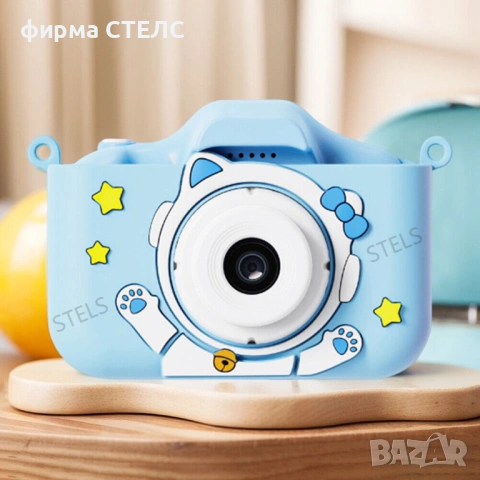 Детски фотоапарат STELS KittyCam X300, 40MP, Селфи детска камера, USB-C, снимка 9 - Други - 44043534