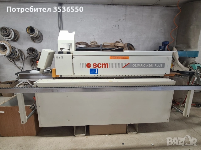 Кантираща машина SCM OLIMPIC K201 PLUS + аспирация