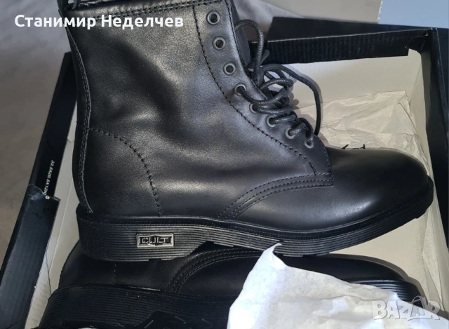 Кожени боти CULT, снимка 3 - Мъжки боти - 54988755