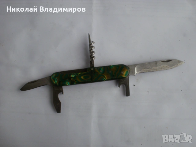 Българско джобно ножче български ножчета П.Денев Буковец, снимка 6 - Ножове - 54483890