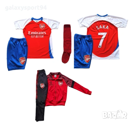 Арсенал Шампион Фенски Екип САКА SAKA ARSENAL 7 футболен екип, снимка 2 - Футбол - 54623673