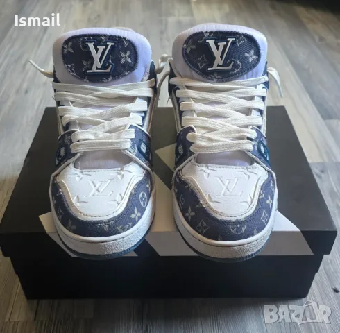 Louis Vuitton LV Trainers Monogram Denim (Blue), снимка 3 - Маратонки - 55639860