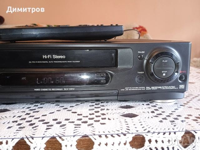 Стерео видео-рекордер Sony SLV-X812, снимка 3 - Плейъри, домашно кино, прожектори - 55067908