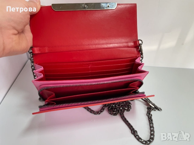 Кожен клъч/портфейл Christian Louboutin Оригинал, снимка 9 - Чанти - 54638395