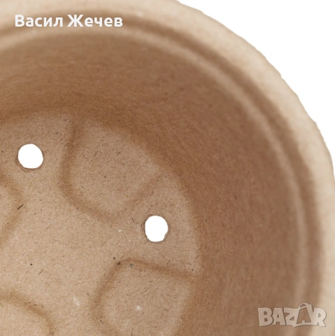 Комплект от 24 биоразградими саксии Relaxdays, 8 х 11 см, снимка 5 - Саксии и кашпи - 54084788