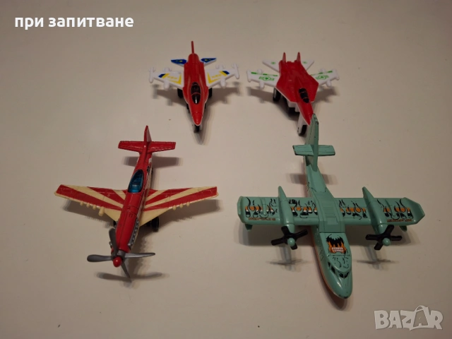 Метални самолетчета Matchbox 2007 Stunt Plane и 2009 SB-87 Model Plane Blaze Buster Forest Ranger