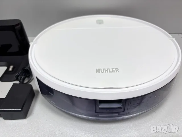 Прахосмукачка робот 2 в 1  MUHLER Bobby 1 White, снимка 3 - Прахосмукачки - 55321073