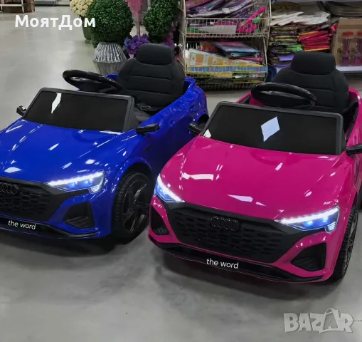 Детска акумулаторна кола Audi RS Q8 12V - Дистанционно управление, музика LED светлини и амортисьор, снимка 2 - Други - 55513467