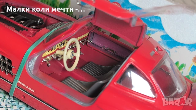 Метална количка Mercedes 300 SL - 1954 - 1:18, снимка 7 - Колекции - 54485764