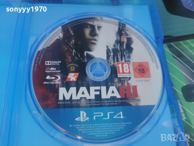 SONY PS4 MAFIA III GAME 0507260910H2E7R, снимка 4 - Игри за PlayStation - 55159525