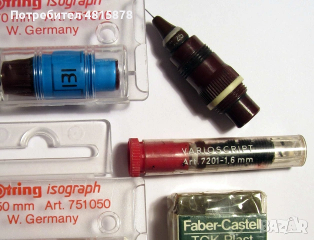 Нови писци за рапидографи Rotring пера Ротринг - Изгодно, снимка 2 - Други инструменти - 55065428