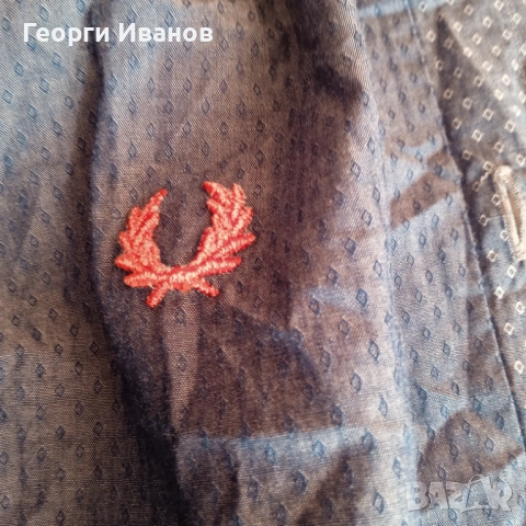 КАТО НОВА FRED PERRY S MADE IN ITALY оригинална риза Фред Пери shirt, снимка 10 - Ризи - 53988240