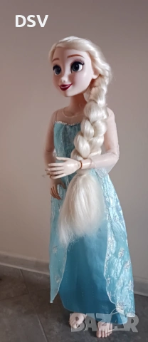 Оригинална голяма кукла Елза 81см Disney , снимка 2 - Кукли - 54752474