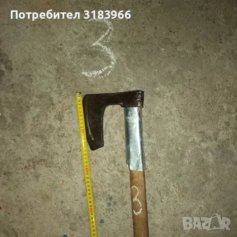  брадва № 3 среден размер 15 см чело , снимка 7 - Градински инструменти - 55332528