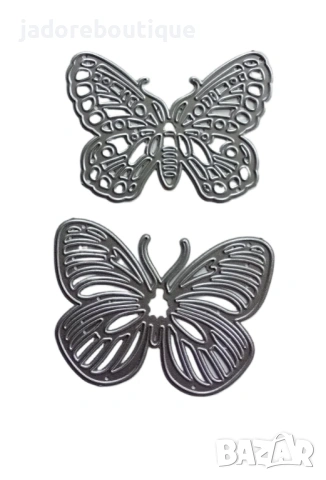 Щанци за изрязване и релеф Големи пеперуди 2 бр