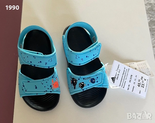 Детски сандали адидас 28, снимка 3 - Детски сандали и чехли - 54223939