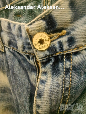 мъжки дънкови панталони dsquared d2, снимка 3 - Спортни дрехи, екипи - 54439931