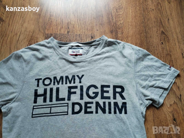 Tommy Hilfiger - страхотна мъжка тениска S, снимка 2 - Тениски - 54491547