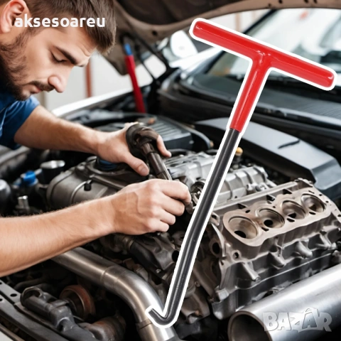 4 бр. Нов Инструмент кука с Т-образна дръжка с гумено покритие за сваляне на пружини на спирачки, снимка 7 - Други инструменти - 54001322