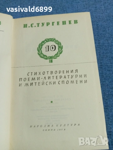 Тургенев - избрано том 10