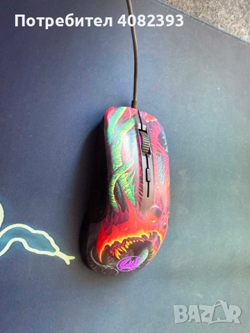 SteelSeries Rival 300 CS:GO Hyper Beast Edition, снимка 3 - Клавиатури и мишки - 55213238