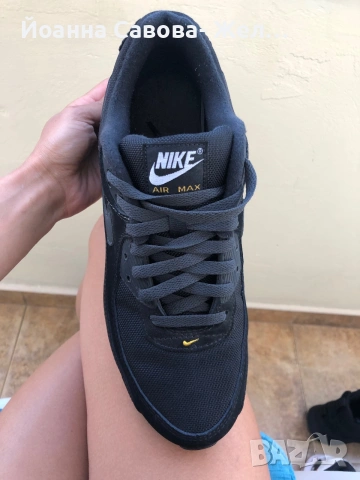 Nike Air Max 90 Black / Anthracite / University Gold, снимка 6 - Спортно елегантни обувки - 55192275