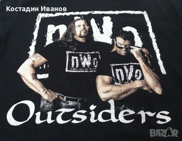 WWE NWO Outsiders Hall & Nash мъжка тениска, снимка 2 - Тениски - 55151197
