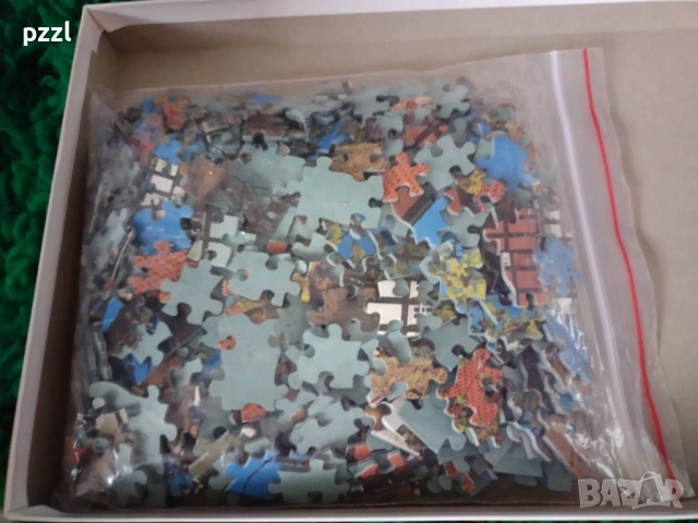 Пъзел "Maison Colombage” Schmidt 1988г. 500 части, снимка 2 - Пъзели - 53966720