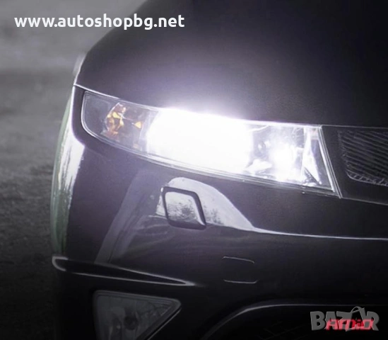 LED Крушки AMIO H4 F25 PROblack без вентилатор, снимка 2 - Аксесоари и консумативи - 54005965