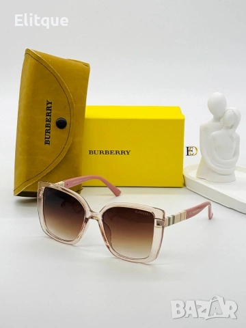 слънчеви очила Burberry с ув защита,кутия , калъф и кърпичка на марката 