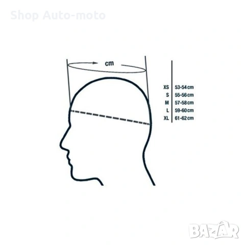 Мото каска Automat-Jet, 2 визьора, Черен-бял, XS/ S/ M/ L и XL, снимка 7 - Аксесоари и консумативи - 54495777
