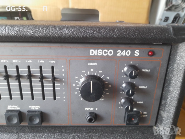 Усилвател.Tesla Disco 240s, снимка 2 - Ресийвъри, усилватели, смесителни пултове - 54801870
