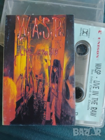 W.A.S.P. – Live... In The Raw - аудио касета UNISON 