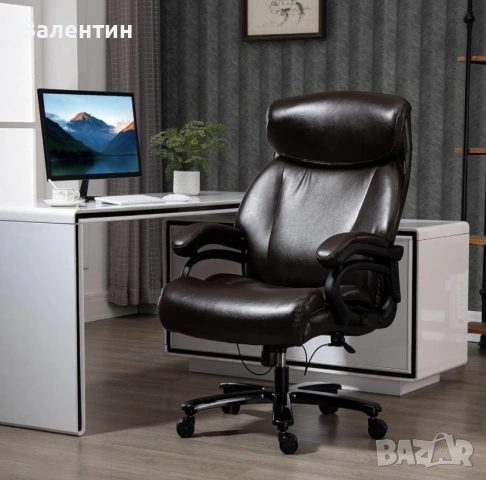 Ергономичен офис стол Vinsetto, снимка 3 - Столове - 55117341
