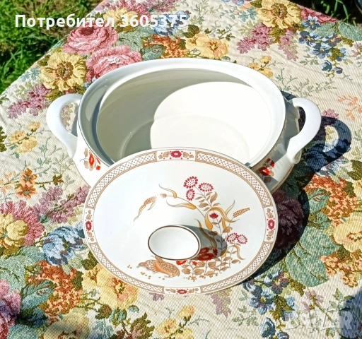 Супник английски порцелан на Royal Dalton , снимка 3 - Сервизи - 54795015