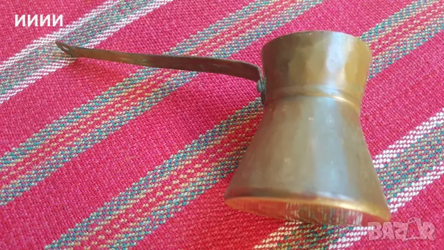 Бакърено джезве 2, снимка 3 - Антикварни и старинни предмети - 55513981