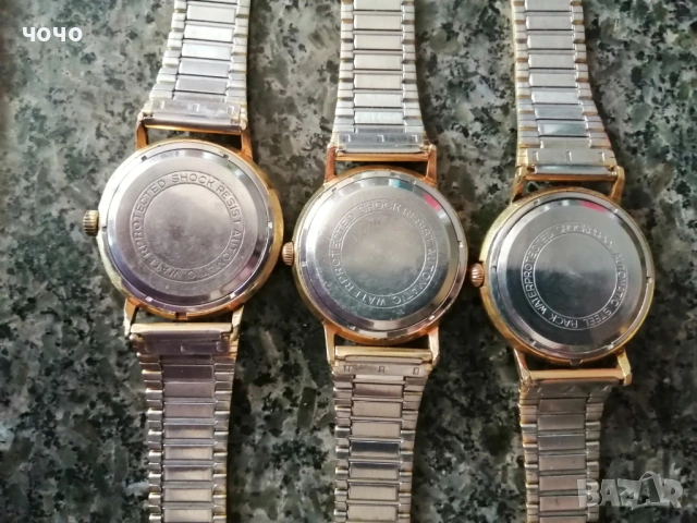 Poljot De Lux 29 jewels -3 броя, снимка 3 - Мъжки - 54589328