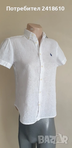 POLO Ralph Lauren Classic Fit 100% Лен / Womens Size XS НОВО!  ОРИГИНАЛ! Дамска Ленена Риза!, снимка 3 - Ризи - 54883310