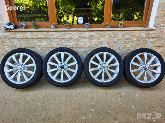 Продавам ОРИГИНАЛНИ Джанти Volkswagen 17цола 5x112 57,1 Golf 5,6 Audi a4,a6,a8 Pasat 4,5. 6J ET48