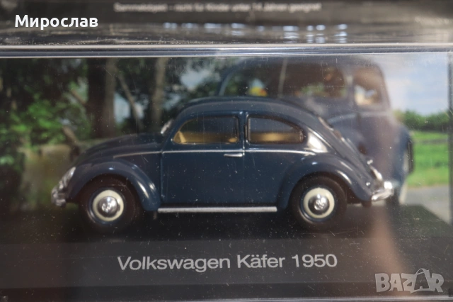 1:43 VW KAFER КОЛИЧКА МОДЕЛ, снимка 2 - Колекции - 54379742