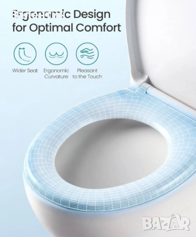 Тоалетна чиния O-shape soft close, снимка 3 - Други стоки за дома - 54532603