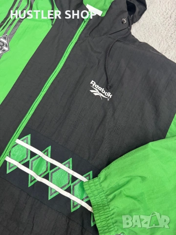Мъжко яке VINTAGE REEBOK BORUSSIA MONCHENGLADBACH. Размер 2/3XL, снимка 2 - Якета - 54391719