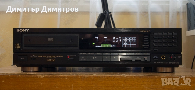 Предлагам Sony CDP-228ESD с дистанционно управление, снимка 5 - Ресийвъри, усилватели, смесителни пултове - 54984835