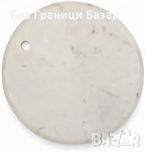 Нова каменна Топлоустойчива мраморна подложка дъска за кухня 25 см за рязане и сервиране