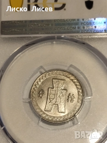 Китай 10 фен (цента) 1936г., снимка 6 - Нумизматика и бонистика - 54942647