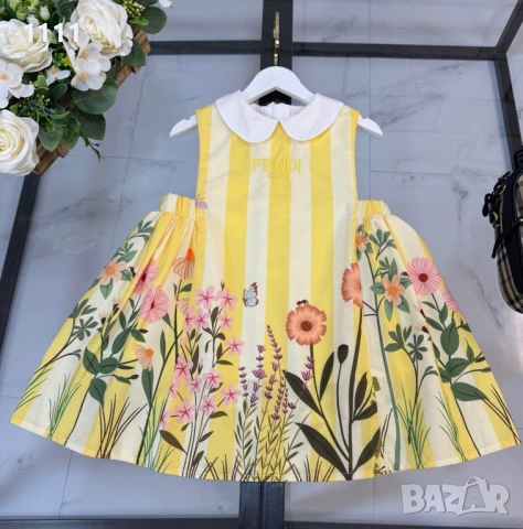Детски рокли Dior Fendi Gucci - 8-9 годинки, снимка 5 - Детски рокли и поли - 54717886